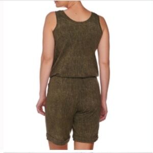 𝅺logo Lori Goldstein French Terry Lounge Romper Size XL